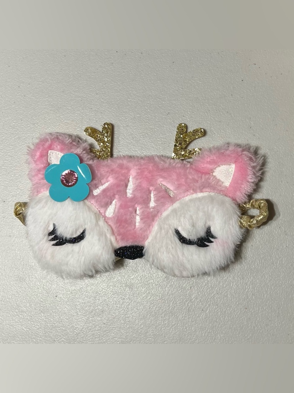 Claires Deer Sleep Mask Eye Glitter Fairy Dopamine Rainbow Princess Coquette